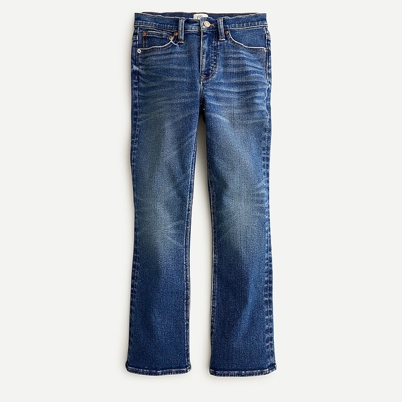 J. Crew Denim - J. Crew Billie 10” demi-boot crop jean in hudson wash